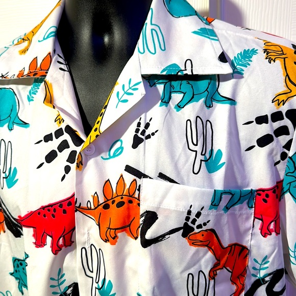 Dinosaur Graphic Print, Adult M - Picture 2 of 2